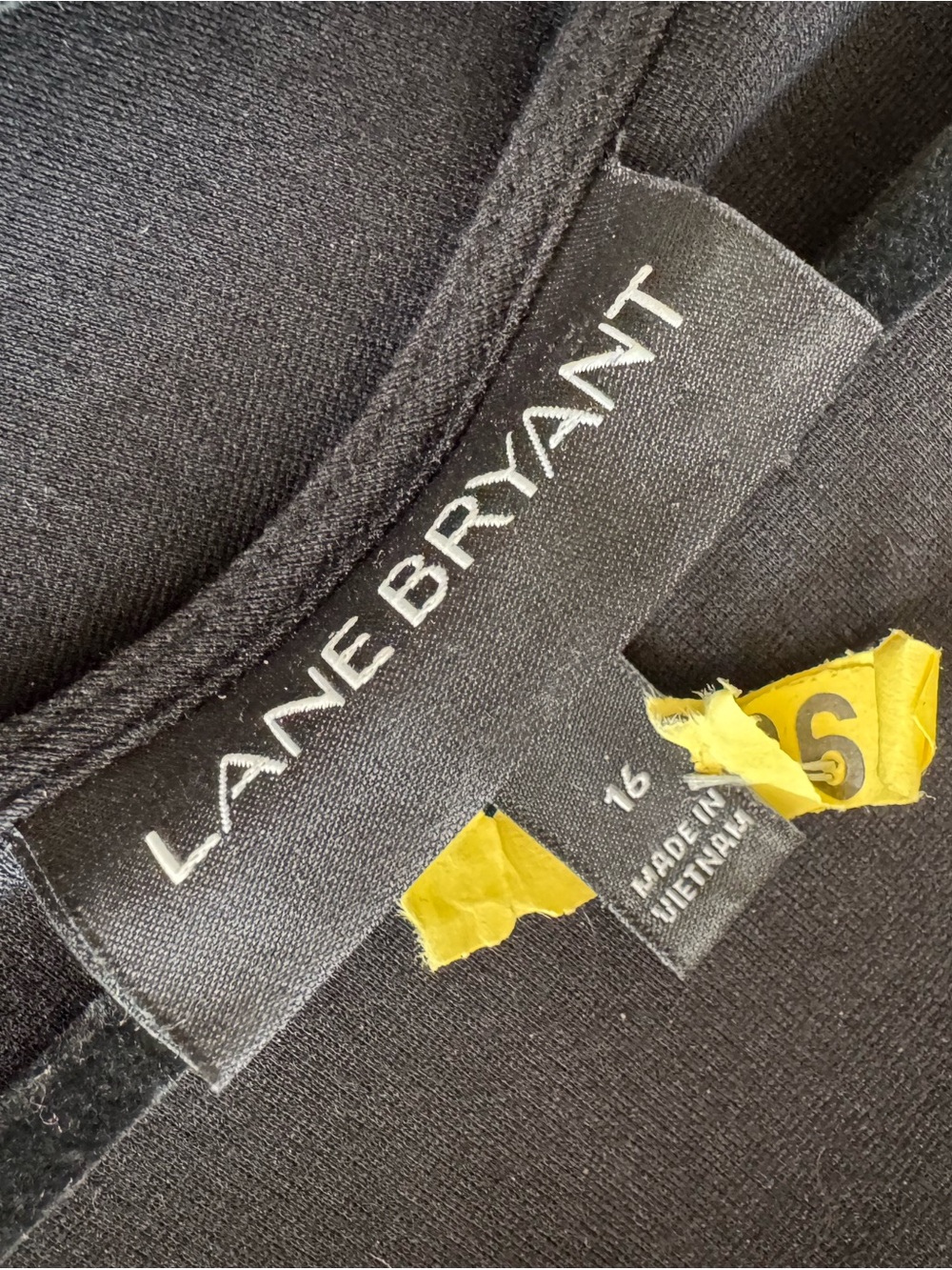 Lane Bryant Black Peplum Jacket with Zip - Picture 5 of 6